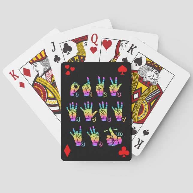 Zeichen & Anzüge Spielkarten (Rückseite)