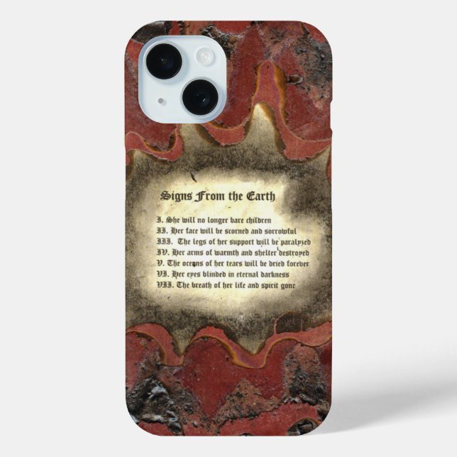 Zeichen aus der Erde Case-Mate iPhone Hülle (Rückseite)