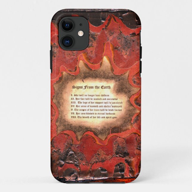 Zeichen aus der Erde Case-Mate iPhone Hülle (Rückseite)