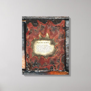 Zeichen aus der Erde Leinwanddruck