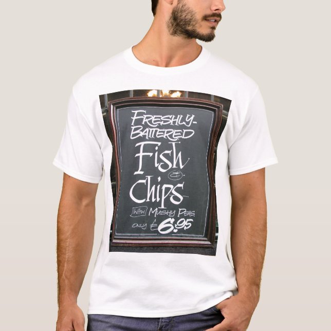 Zeichen der Fisch und T-Shirt (Vorderseite)