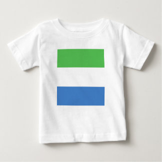 Zeichen der Flagge von Sierra Leone Baby T-shirt