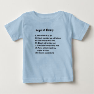 Zeichen der Schönheit Baby T-shirt
