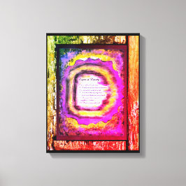 Zeichen der Schönheit Leinwanddruck