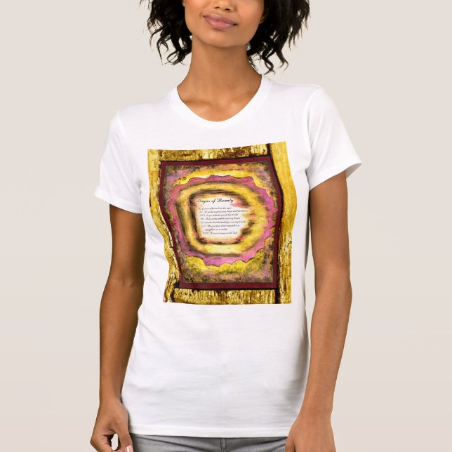 Zeichen der Schönheit T-Shirt (Vorderseite)