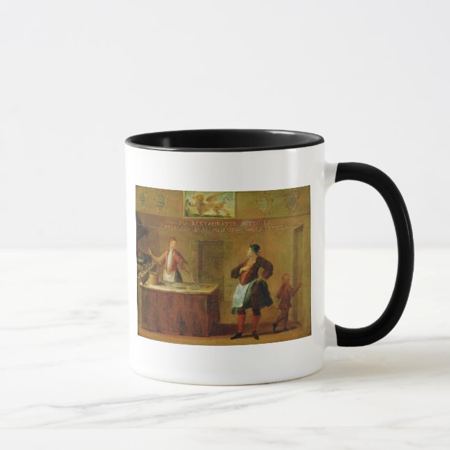 Zeichen der venezianischen Innung der Tasse (Rechts)