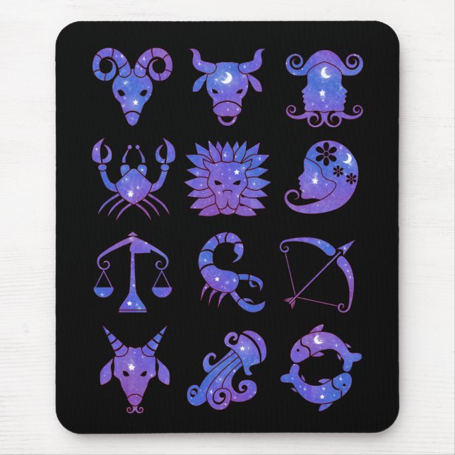 Zeichen der Zodiac-Mousepad Mousepad (Vorne)