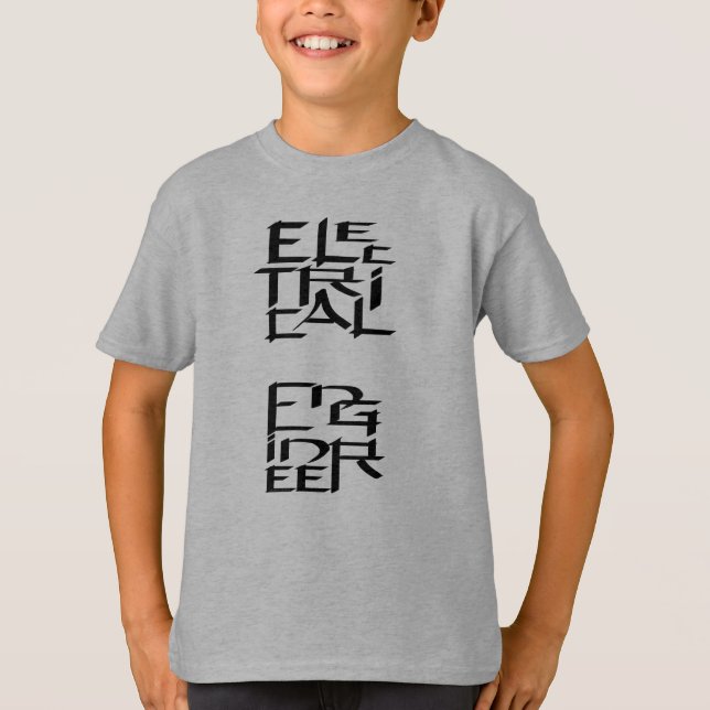 Zeichen des Elektroingenieurs T-Shirt (Vorderseite)