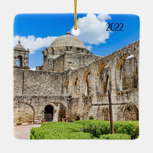 Zeichen des Glaubens, Mission San Jose 3 Keramikornament (Rückseite)