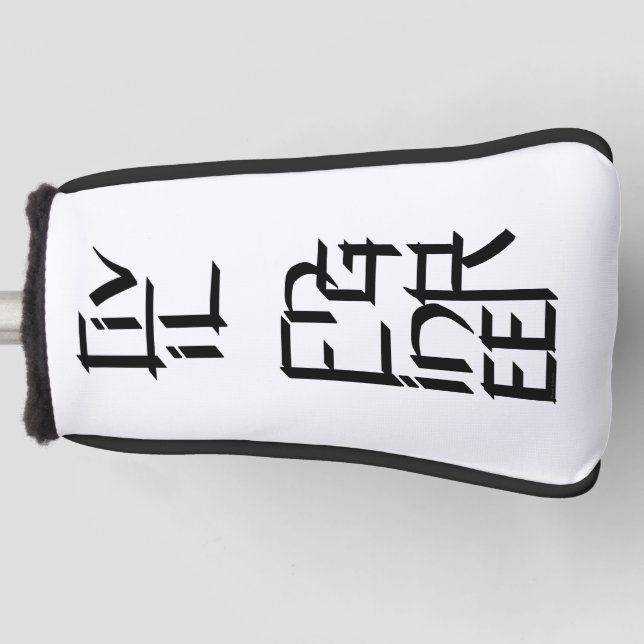 Zeichen des zivilen Ingenieurs Golf Headcover (Vorderseite)