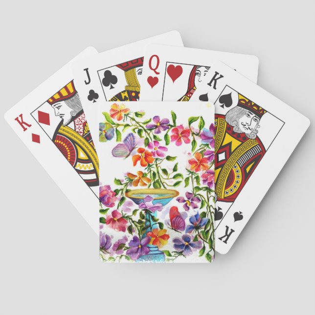 ZEICHEN DRUCKT BATH PLAYKARTEN VON BIRD SPIELKARTEN (Rückseite)