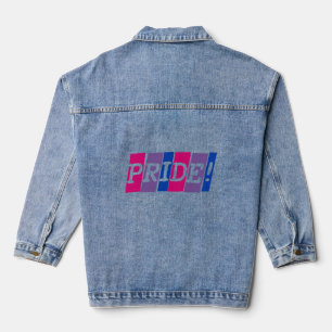 Zeichen für Bisexualität Jeansjacke
