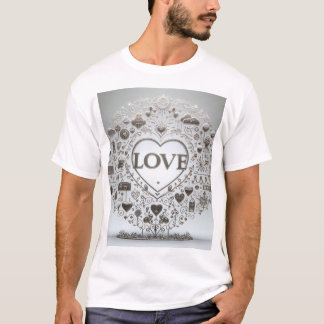 Zeichen für Crystal Clear Liebe T-Shirt
