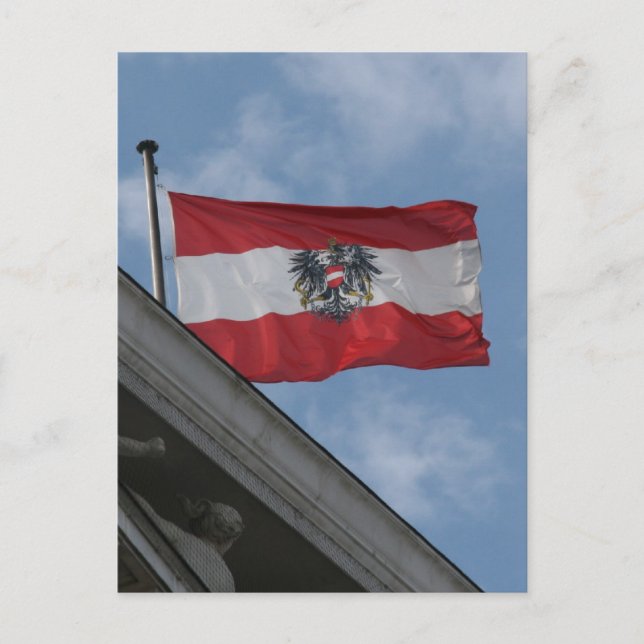 Zeichen für die Flagge Postkarte (Vorderseite)