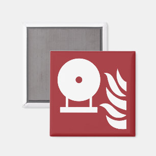 Zeichen für die Flaschensicherheit eines fest eing Magnet