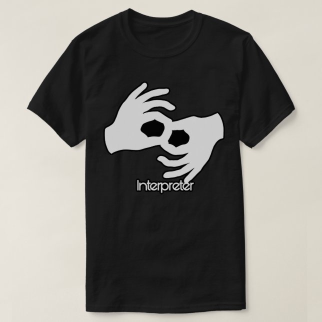 Zeichen für Dolmetscher 1 T-Shirt (Design vorne)
