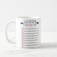 Zeichen für eine verrückte Ratten-Lady-Tasse