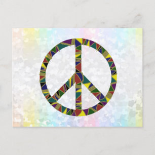 Zeichen für Frieden Postkarte