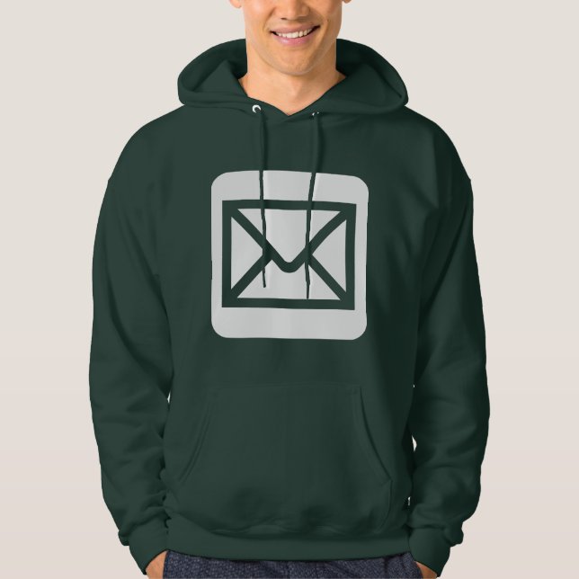 Zeichen für Umschlag - weiß Hoodie (Vorderseite)