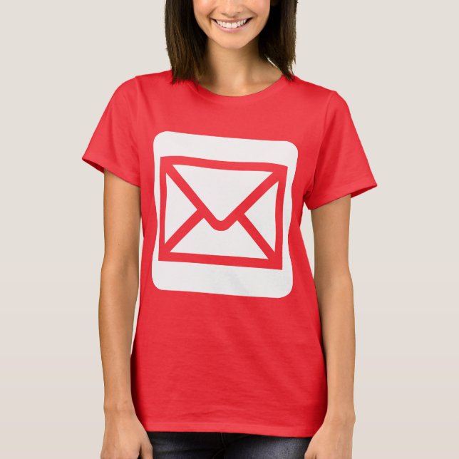 Zeichen für Umschlag - weiß T-Shirt (Vorderseite)