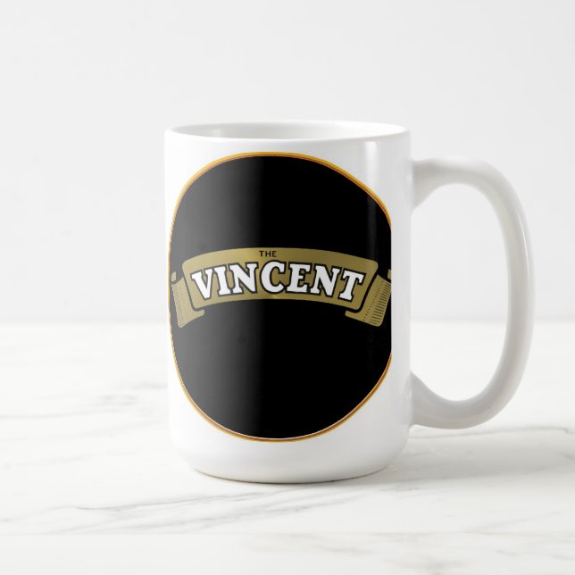 Zeichen für Vincent Motorräder Tasse (Rechts)