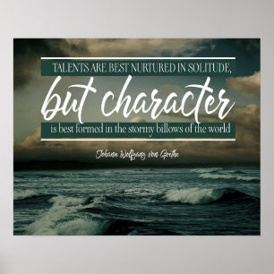 Zeichen ist am besten geformt poster