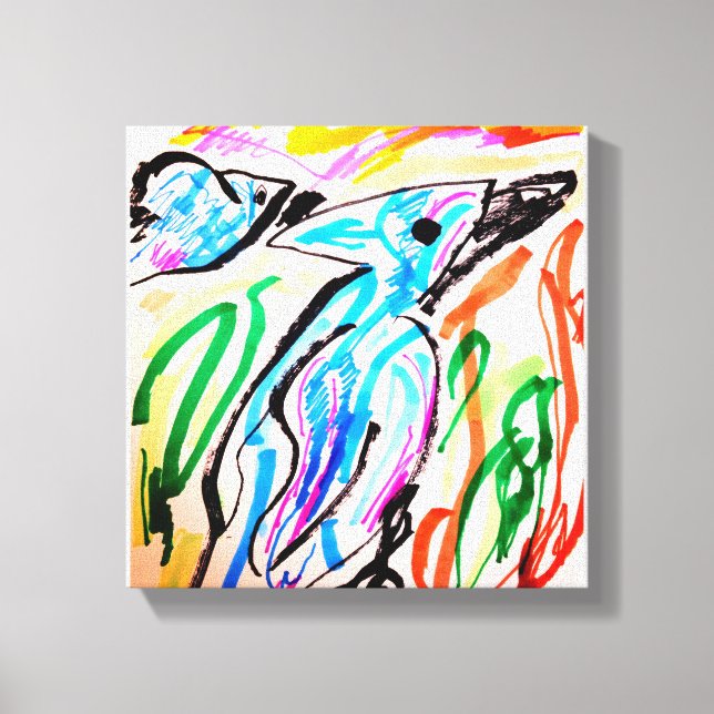 Zeichen Leinwanddruck (Vorderseite)