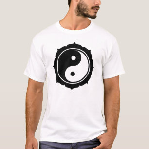 Zeichen Lotuss Yin Yang T-Shirt