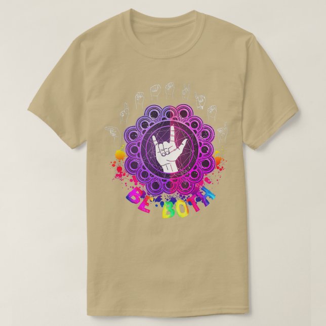 Zeichen menschlicher Art - beides Geschenke für sp T-Shirt (Design vorne)