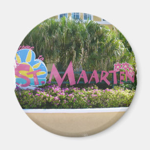Zeichen St. Maarten Magnet