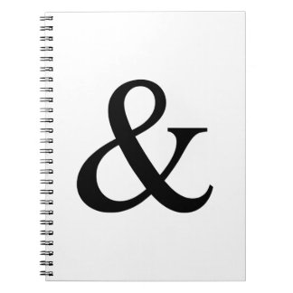 Zeichen und Zeichen von Ampersand Notizblock