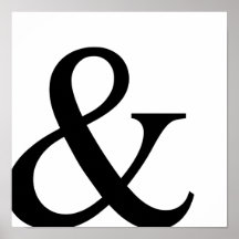 Zeichen und Zeichen von Ampersand