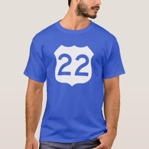 Zeichen US-Weg-22 T-Shirt