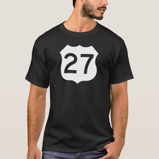 Zeichen US-Weg-27 T-Shirt (Vorderseite)