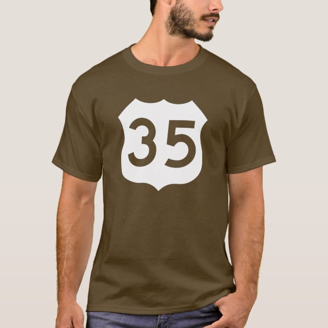 Zeichen US-Weg-35 T-Shirt (Vorderseite)