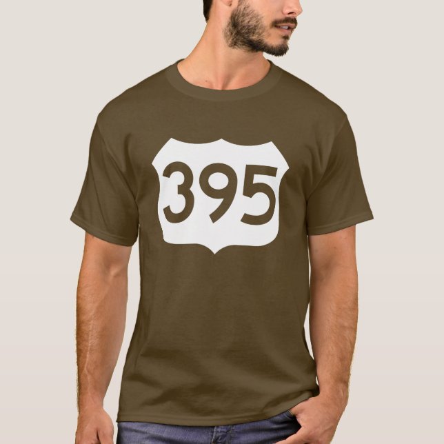 Zeichen US-Weg-395 T-Shirt (Vorderseite)