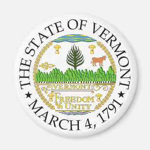 Zeichen Vermont Magnet