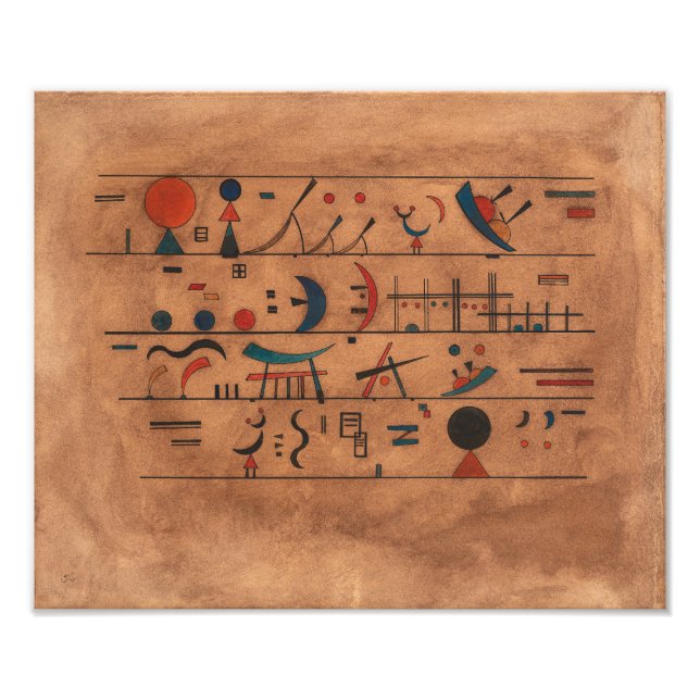 Zeichenfolgen | Wassily Kandinsky | Fotodruck (Vorne)