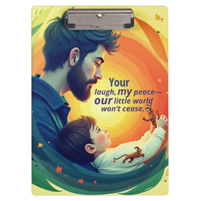 Zeichenketten-Backpack Klemmbrett (Vorderseite)