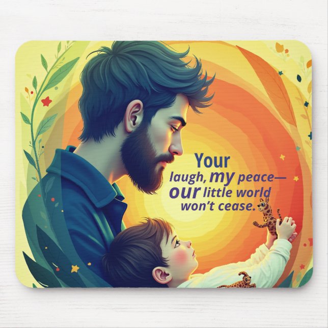 Zeichenketten-Backpack Mousepad (Vorne)