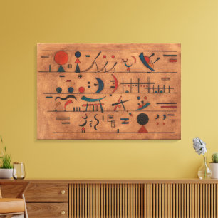 Zeichenketten   Wassily Kandinsky   Leinwanddruck