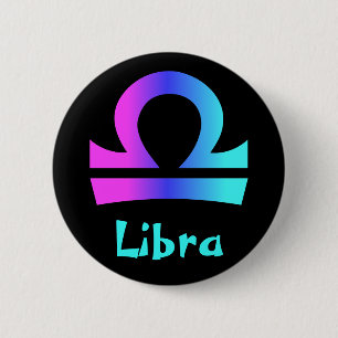 Zeichenknöpfe für Libro-Horoskop Button