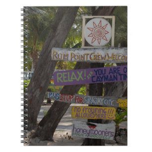 Zeichenpost Rum Point Grand Cayman Notizblock