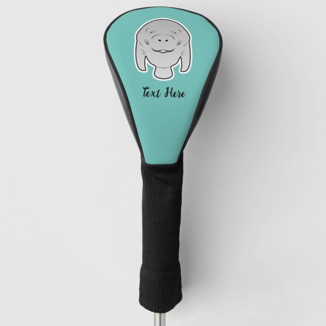 Zeichensatz für das Manateymbol zur Abbildung Golf Headcover (Vorderseite)