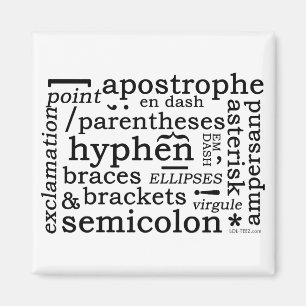 Zeichensetzung Magnet