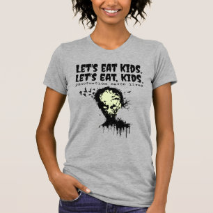 Zeichensetzung Rette Leben, Zombie lasst uns Kinde T-Shirt