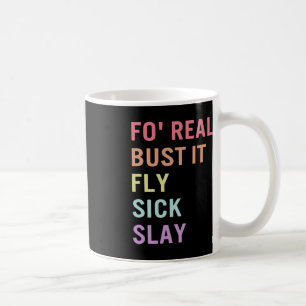 Zeichensprache für Real Bust It ASL Slang T-Shirt  Kaffeetasse