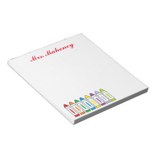 Zeichenstift-personalisierter Notizblock