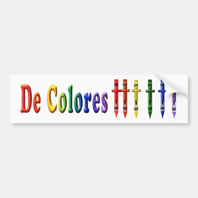 Zeichenstifte DeColores Autoaufkleber (Vorne)