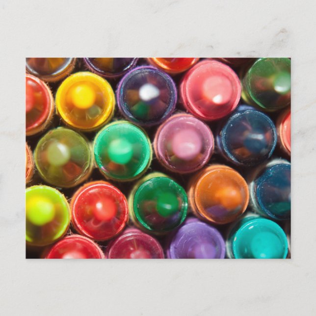 Zeichenstifte Postkarte (Vorderseite)